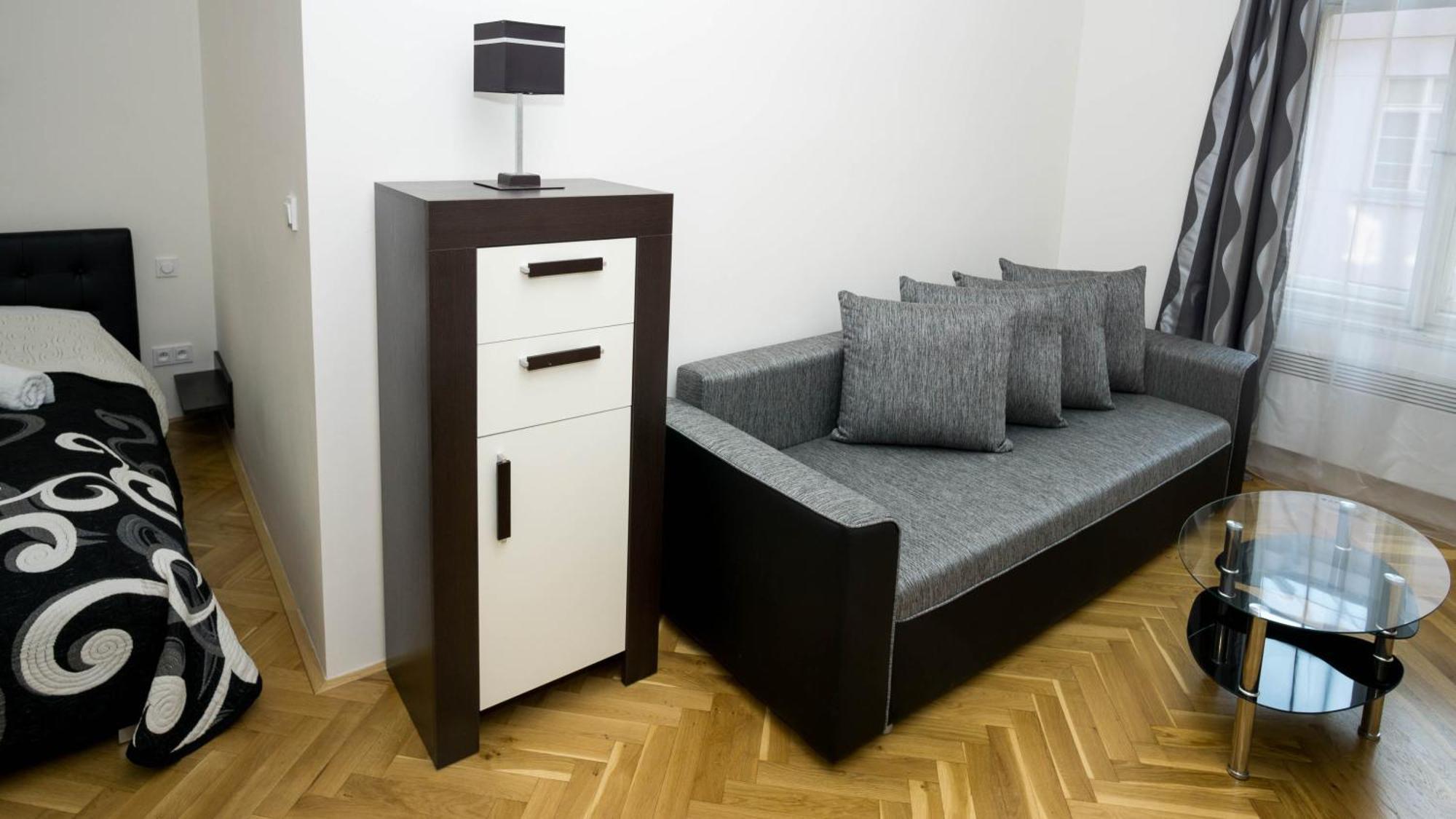 Black&White Apartment Krakovská Прага Стая снимка